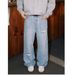 Men's Harajuku Style Washed Hole Jeans Artistic Trend High Street Fashion mid Waist Standard Thickness Spring Summer Wear_mkmklike.com