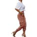 Women's Clothing fashion loose nine point pants multi pocket slim fitting workwear women's pants_mkmklike.com