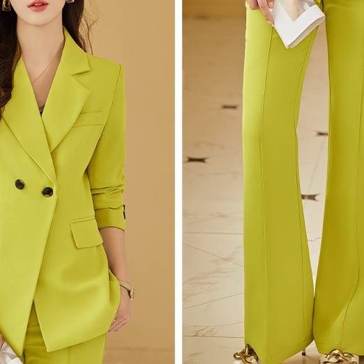 Women's Clothing High-end professional suit suit orange suit jacket _mkmklike.com
