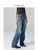 Women's High-Waisted Straight Leg Jeans - Vintage Washed Slim Fit Stretch Denim Pants (Dark Blue, Regular & Tall Lengths, Size 25-30)_mkmklike.com