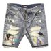 Men's Stretch Japanese Denim Shorts – Oversized Relaxed Fit With Vintage Hong Kong Style (28-36 Waist) – Breathable Summer Casual Shorts_mkmklike.com