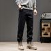 2024 New Pure Black Pants Men's Simple And Thin Plus Size Jeans Men's Xintang Denim Men's Clothing_mkmklike.com