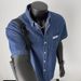 Men's Clothing Summer Thin Workwear Retro Light Blue Casual Short Sleeved Soft Denim Shirt High End Trendy Tops_mkmklike.com