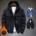 New Thickened Warm Men's Jacket Winter, Imitation Lamb Wool Integrated Hooded Fleece Denim Jacket For Young Men_mkmklike.com