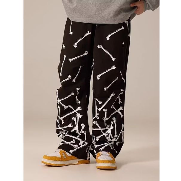 Vintage Multi-Pocket Cargo Jeans For Teens - Distressed Loose Fit Straight Leg Pants (Black Grey, Khaki, Black)_mkmklike.com