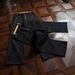 5-Button Fly Raw Denim Jeans For Men - 14oz Unwashed Black Selvedge With Relaxed Straight Leg Cut (A-Shape Fit)_mkmklike.com
