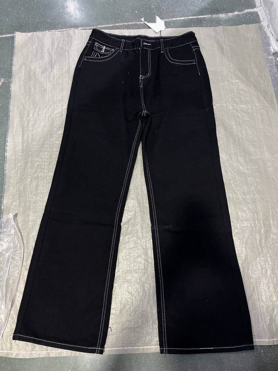 Men's Clothing Cleanfit Retro Snowflake Washed Jeans For Men Heavy Duty Distressed Ripple Pleated Vibe Straight Pants_mkmklike.com