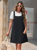 K New Denim Shoulder Strap Dress For Women, Fashionable Casual Dress For Women_mkmklike.com