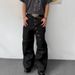 Vintage Button-Fly Denim Pants – Relaxed Wide-Leg & Distressed Washed (S-3XL)_mkmklike.com