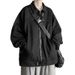 American Style Dark Gray Suede For Men's Autumn And Winter Thick Trendy Brand High-End New Jacket_mkmklike.com