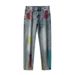 Men's Clothing Autumn/winter Splatter Paint Jeans Splatter Paint Jeans – Trendy Straight-Leg Denim Pants With Artistic Wash, Streetwear Essential_mkmklike.com