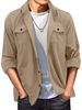 Loom 2023 Cross-Border European American Suede Men's Spring And Autumn Hot-Selling Casual Loose Jacket Top_mkmklike.com