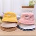 Hot Sale 7 Colors Soft Berber Fleece Bucket Plush Lamb Wool Winter Warm Fisherman Hat Women Girls Autumn Outdoor Panama Casual_mkmklike.com