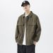 Lunar Apex Casual Workwear Spring And Autumn Style Turn-down Collar Denim Jacket Plus Size Trendy Men's Top_mkmklike.com