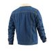 Men's Vintage Washed Denim Jacket – Slim Fit Cotton Blend With Thickened Lining (M-XXL) – Retro Workwear Style For Winter_mkmklike.com
