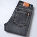 Men's Stretch Comfort Jeans – High Waist Business Casual Trousers, Relaxed Fit With 4-Way Flex, All-Season Office ( Hidden Expandable Waistband)_mkmklike.com
