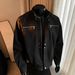 Stand Collar Workwear Jacket Men's Washed Loose Detroit Casual Jacket_mkmklike.com