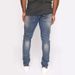Men's Skinny Distressed Stretch Jeans Ripped Wholesale Custom Denim Clothing_mkmklike.com