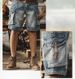 Men's Trendy Brand Cooler Denim Shorts Korean Style Loose Fit 5 Point Riding Pants Summer New Arrival_mkmklike.com