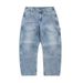 Men's Clothing Retro Wide-Leg Jeans For Men - 90s Vintage Relaxed Fit Denim Pants With Mid-Rise Comfort_mkmklike.com