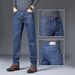 Men's Slim Fit Straight Leg Stretch Jeans Casual Trousers Spring Autumn Ozon Hot Selling Factory Direct Shipping_mkmklike.com
