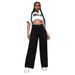 Women's Relaxed Fit High-Waisted Straight Leg Jeans – Vintage Washed Denim, Non-Stretch Cotton Blend (Black/Light Blue/Dark Blue)_mkmklike.com