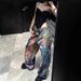 Men's Clothing High Street 3D Digital Printing Rainbow Oil Painter Loose Straight Jeans Unisex Trend_mkmklike.com