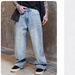 Men's Clothing Men's Jeans Starry Sky Rhinestone Washed Jeans_mkmklike.com