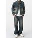 Loom MTLCLOTHES Men's Clothing|Short American Style Vintage Casual Denim Jacket And Pants Set Retro Fashion_mkmklike.com