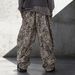 Leopard Print Washed Straight-Leg Jeans – American Streetwear Distressed Denim With Hand-Painted Animal Print (Relaxed Fit, Low Waist, No Stretch)_mkmklike.com