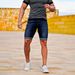 Men's Slim Fit Denim Shorts Summer Stretch Skinny Five Point Pants Export Oriented_mkmklike.com