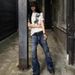 Men's Autumn Washed Straight Leg Jeans Casual Loose Fitting Long Pants Trendy New Denim Trousers_mkmklike.com