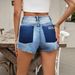 "Trendy Denim Shorts For Women – High-Waisted Straight Cut Casual Summer Shorts_mkmklike.com