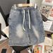 Vintage Washed Denim Shorts For Men – Streetwear Relaxed Fit Mid-Thigh Casual Jeans With Medium Stretch (Sizes M-4XL)_mkmklike.com