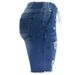 22 European American Cross-border Early Spring New Style, Elegant And Suitable For Commuting, Blue Washed Mid-waist Dark_mkmklike.com