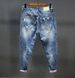 Men's Clothing Ripped Nine Point Jeans For Men Summer Thin Style Trendy Brand Slim Fit Skinny Korean Style Trendy Spring And Autumn Pants_mkmklike.com