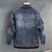 2026 Fashion American Style Outerwear Men Lapel Elegant Cat Claw Design Single-Breasted Pocket Long Sleeve Loose Wear-Resistant Vintage Denim Jacket_mkmklike.com