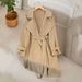 Women's Clothing Fashion Trend Double breasted Slim Long Windbreaker Women_mkmklike.com