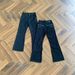 Men's Classic Raw Denim Jeans 13 Oz Narrow Hem Four-Line Embroidery Slim Bootcut for Everyday Wear_mkmklike.com