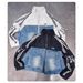 Women’s Clothing Denim Jacket For Women Spring New Style Small Number 24 Letter Pocket Design Thief Jacket Top_mkmklike.com