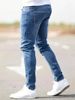 Best-selling Men's Skinny Skinny Jeans With Elastic Holes And Tight Jeans_mkmklike.com