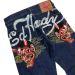 Men's Jeans American Y2K Street Hip Hop Letter Embroidery Straight Leg Trendy Casual High Waist Style_mkmklike.com