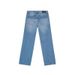 Men's Clothing High Waist Washed Distressed Denim Jeans Loose Straight Leg Plus Size Men's Clothing_mkmklike.com