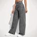 Women's Clothing Relaxed Fit Washed Denim Jeans Straight Leg Vintage Casual Pants - Classic Black/Grey/Navy/Light Blue_mkmklike.com