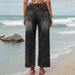 Women's Clothing Spring And Autumn New Jeans Loose Casual Versatile Simple Slim Straight Pants For Women_mkmklike.com