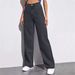 Women's High Waisted Casual Loose Straight Leg Jeans Cotton Blend Spring Autumn Wear For Office And Street Style_mkmklike.com