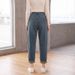 Retro Denim Harem Pants Women's Style Dad Pants Long With Rolled Up Hem New Autumn_mkmklike.com