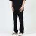 Men's Black Flared Jeans – High-Street Slim Fit Retro Bootcut Pants (S-3XL, Stretch Comfort, 90s Revival Style)_mkmklike.com