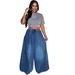Women's Clothing New Women's Clothing Street Casual Versatile Elastic Waist Wide Leg Pants_mkmklike.com