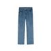Nordmann Men's Jeans Autumn Winter Korean Style Trendy Cool Casual Straight Loose Versatile Heightening Slimming Retro Pants_mkmklike.com